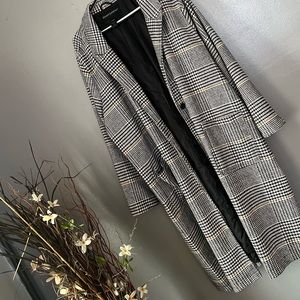 Long Plaid PeaCoats